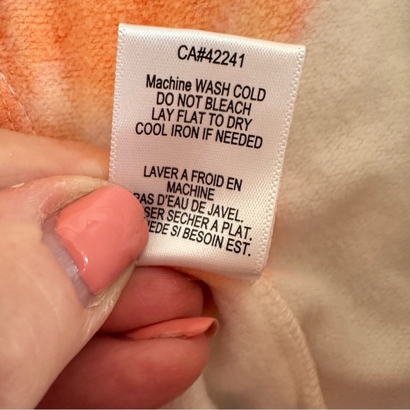 Young Fabulous & Broke Tie Dye Joggers Athleisure Boho Hippie Pink Blue Size Med - Picture 14 of 15